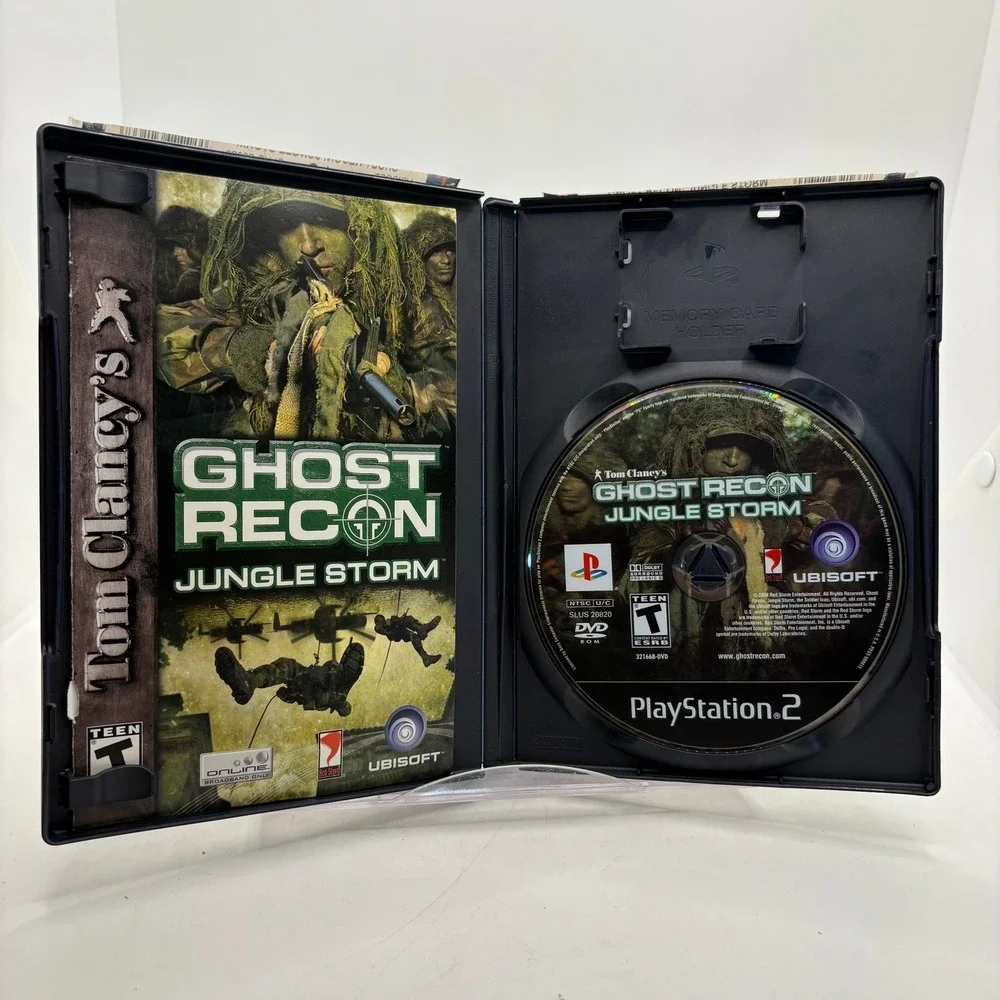 Tom Clancy's Ghost Recon Jungle Storm Sony PlayStation 2 PS2 2004 CIB Complete